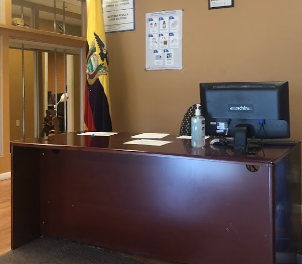 Imagen del consulado de Ecuador en Minesota