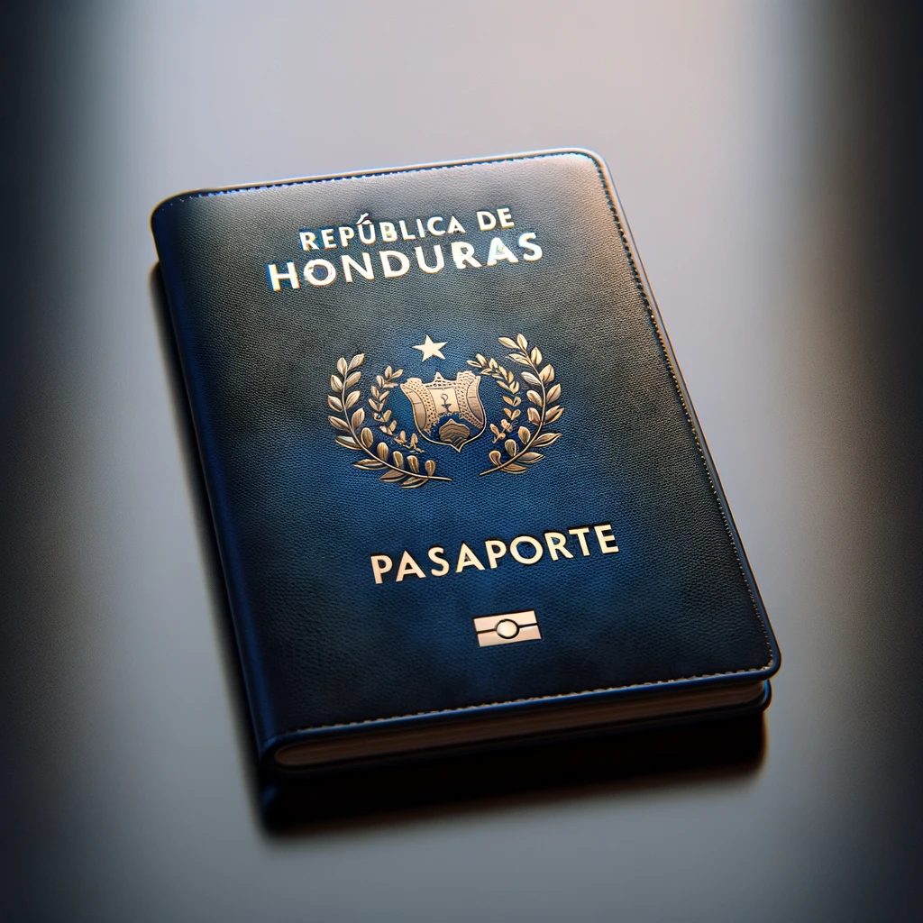 Pasaporte con el consulado de honduras